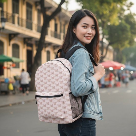 Schmetterlingsdrucktasche Bedruckter Rucksack