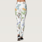 Schmetterlingseffekt Art Leggings (Rückseite)