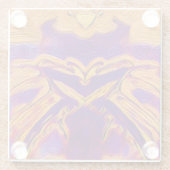 Schmetterlingseffekt Glasuntersetzer (Rückseite)