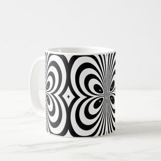 Schmetterlingseffekt Kaffeetasse (Vorderseite Links)