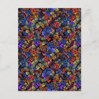 Schmetterlingseffekt Postkarte