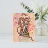 Schmetterlingseffekt Postkarte (Stehend Vorderseite)
