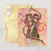 Schmetterlingseffekt Postkarte (Vorne/Hinten)