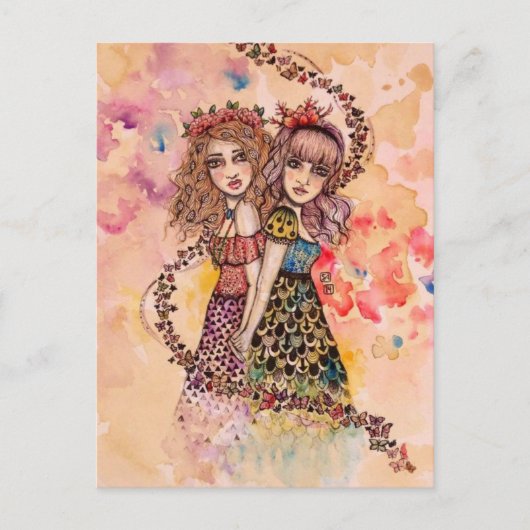 Schmetterlingseffekt Postkarte (Vorderseite)