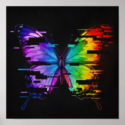 Schmetterlingseffekt-Wandkunst Poster (Vorne)