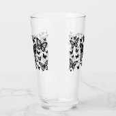 Schmetterlingsegnen in Schwarz Glas (Links)