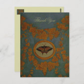 Schmetterlingseide ~ Postkarte / Einladungen (Vorne/Hinten)