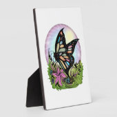 Schmetterlingsergebenheit Fotoplatte (Seite)