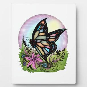 Schmetterlingsergebenheit Fotoplatte