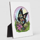 Schmetterlingsergebenheit Fotoplatte (Seite)