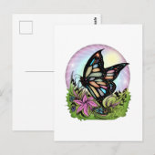 Schmetterlingsergebenheit Postkarte (Vorne/Hinten)