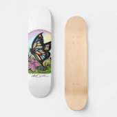 Schmetterlingsergebenheit Skateboard (Vorderseite)