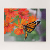 Schmetterlingserie - Monarchschmetterling Puzzle (Horizontal)