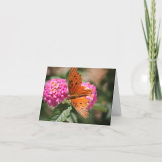 Schmetterlingsermutigungskarte Karte