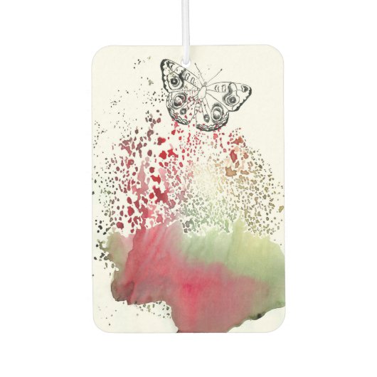 Schmetterlingsexplosion Autolufterfrischer (Vorderseite)