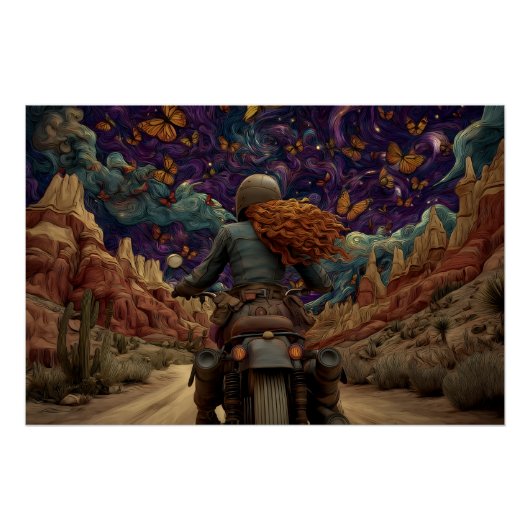 Schmetterlingsfahrt durch die Dreamscape Poster (Vorderseite)