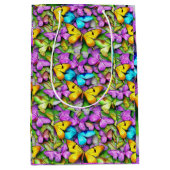 Schmetterlingsfarbe Mittlere Geschenktüte (Vorderseite)