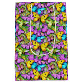 Schmetterlingsfarbe Mittlere Geschenktüte (Rückseite)