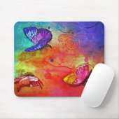 Schmetterlingsfarbe Mousepad (Mit Mouse)
