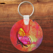 Schmetterlingsfarbe Schlüsselanhänger (Vorderseite)