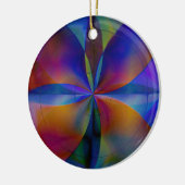 Schmetterlingsfarben Keramik Ornament (Links)