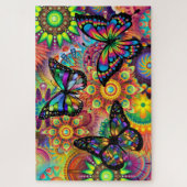 Schmetterlingsfarben Puzzle (Vertikal)