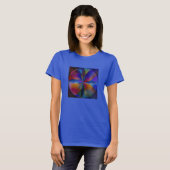 Schmetterlingsfarben T-Shirt (Vorne ganz)