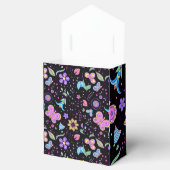Schmetterlingsfarben und Niedliche Blume Geschenkschachtel (Geöffnet)