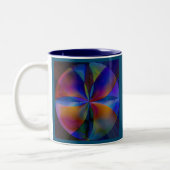 Schmetterlingsfarben Zweifarbige Tasse (Links)