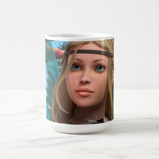 Schmetterlingsfee Kaffeetasse (Mittel)