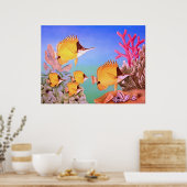 Schmetterlingsfisch Poster (Küche)