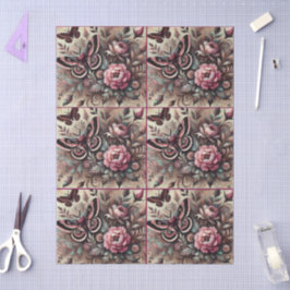 Schmetterlingsfliege-Blume Schmetterlinge, Whimsik Seidenpapier