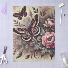 Schmetterlingsfliege-Blume Schmetterlinge, Whimsik Seidenpapier