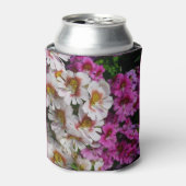 Schmetterlingsfliege Blume Weißrosa und Lila Dosenkühler (Kanne Vorderseite)