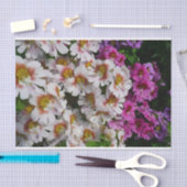 Schmetterlingsfliege Blume Weißrosa und Lila Seidenpapier (Handwerk)