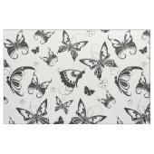 Schmetterlingsflug Schwarz-Weiß Stoff (Fat Quarter (45,7 x 55,9 cm))