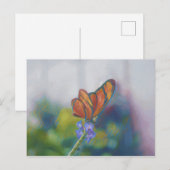Schmetterlingsflüge Postkarte (Vorne/Hinten)