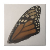 Schmetterlingsflügel auf Papier Fliese (Vorderseite)