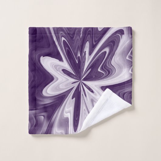 Schmetterlingsflügel Badhandtuch Set (Waschlappen)