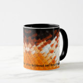 Schmetterlingsflügel des Monarchfalters Tasse (VorderseiteRechts)