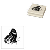 Schmetterlingsflügel geschlossen Gummi-Briefmarke Gummistempel (Stempel)