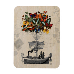 Schmetterlingsflugzeug 2 magnet