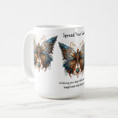 Schmetterlingsförderung Kaffeetasse (Vorderseite Links)
