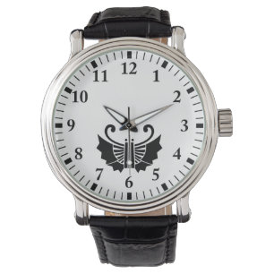 Schmetterlingsförmige Fächer (Ogi kocho) Armbanduhr
