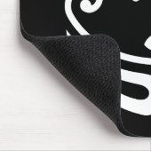 Schmetterlingsförmige Nelke mit Kind Mousepad (Ecke)