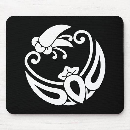 Schmetterlingsförmige Nelke mit Kind Mousepad (Vorne)