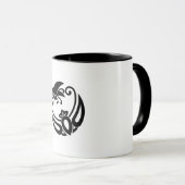 Schmetterlingsförmige Nelke mit Kind Tasse (VorderseiteRechts)