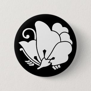 Schmetterlingsförmiger Sauerklee Button