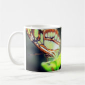 Schmetterlingsfoto Natur Personalisiert Kaffeetasse (Links)