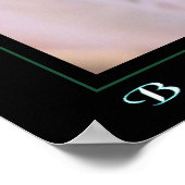 Schmetterlingsfoto Poster (Ecke)